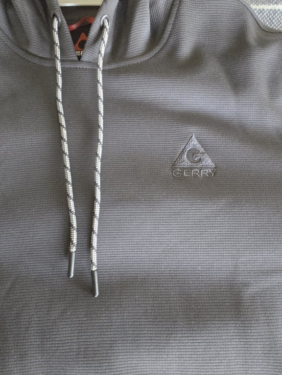 Other - Gerry Performance Waffle Pullover Hoodie M Fleece Lined Pocket Travel Layer Fall
